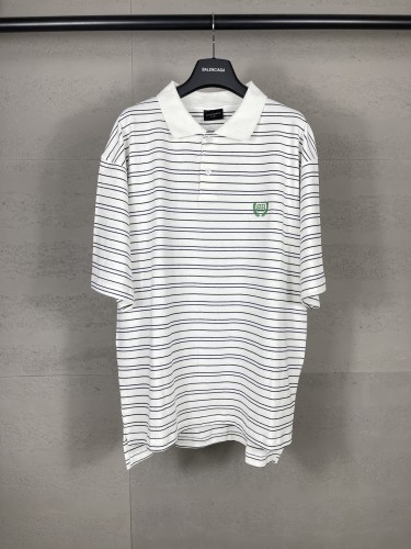 カジュアル ユニセックス バレンシアガ Tシャツ コピー ポロシャツ ホワイト