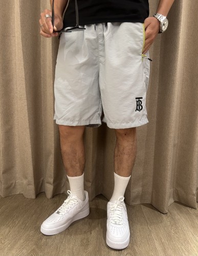 カジュアル リラックス ショートパンツ バーバリー パンツ コピー ライトグレー