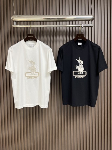 洗練された カジュアル コットン 半袖Tシャツ バーバリー Tシャツ コピー クルーネック