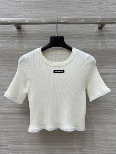 コットンブレンド ショートスリーブセーター ロエベ ニット