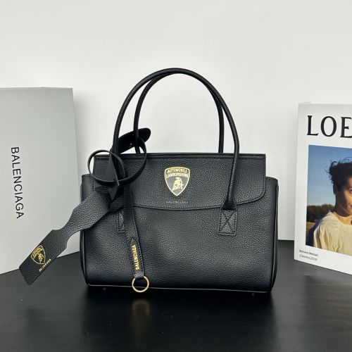 BALENCIAGA X Lamborghiniコラボ●ロゴ入りショルダーバッグ Men's Balenciaga | Automobili Lamborghini Explorer Shoulder