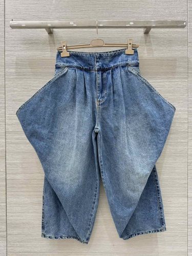 注目される デニム トラウザーズ ロエベ パンツ コピー レディース