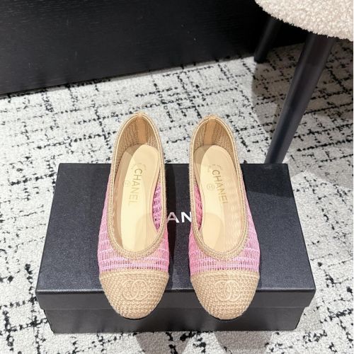 ◆メッシュでおしゃれ◆CHANEL バレリーナ パンプス 夏におすすめ!可愛い 配色 メッシュバレリーナ シャネル