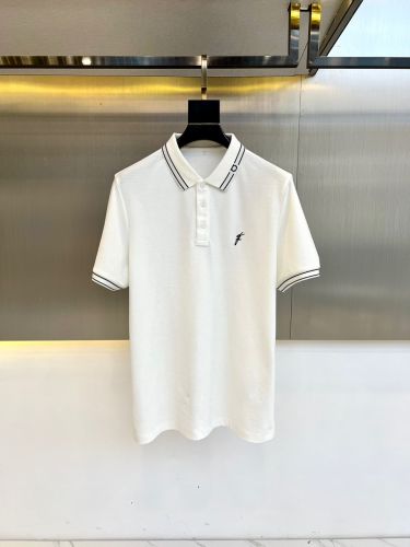 上品 カジュアル 半袖 ポロシャツ サルヴァトーレ・フェラガモ Tシャツ コピー ホワイト