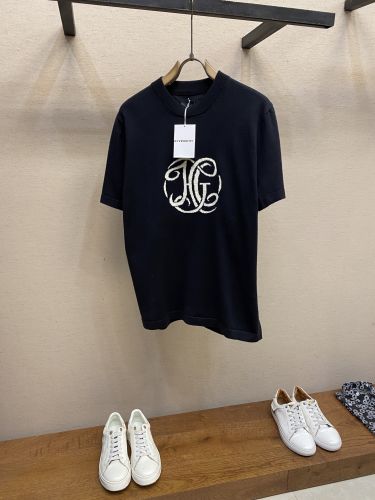 洗練された ロゴ入り 半袖 ニットTシャツ ジバンシィ Tシャツ コピー 