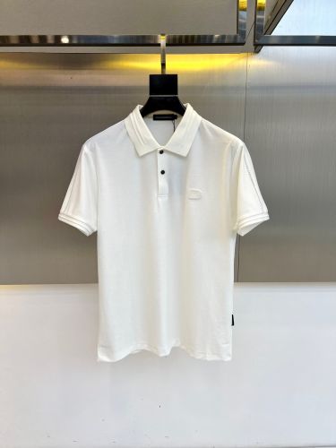 シンプル 洗練された 半袖 ポロシャツ ドルチェ&ガッバーナ Tシャツ 偽物 ホワイト