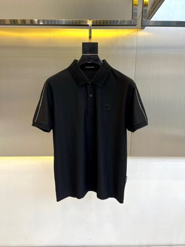 ドルチェ&ガッバーナ Tシャツ 偽物 洗練された シンプル 半袖 ポロシャツ ブラック