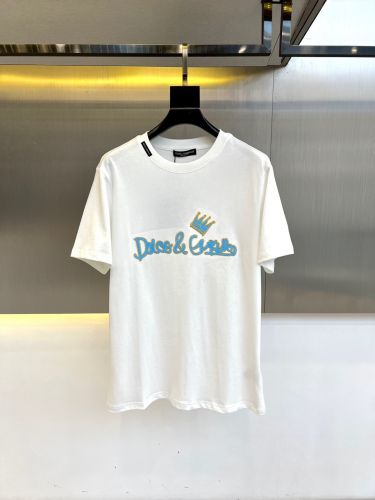 カジュアル ロゴ入り 定番 ドルチェ&ガッバーナ Tシャツ 偽物 ホワイト