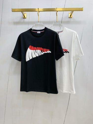 お洒落 目を引く モンクレール Tシャツ 偽物 コットンロゴTシャツ