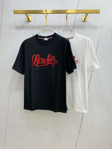 カジュアル お洒落 刺繍入り 半袖Tシャツ モンクレール Tシャツ 偽物 ユニセックス