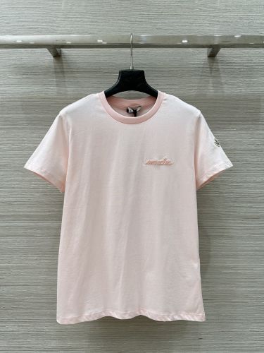 お洒落 モンクレール Tシャツ コピー 定番 ロゴ コットンTシャツ クルーネック ブラック