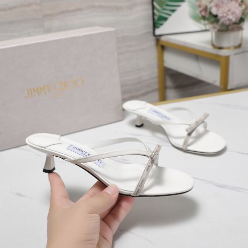 洗練された リボン付き シエラ ミュール45 N級品 ジミーチュウ サンダル スーパーコピー