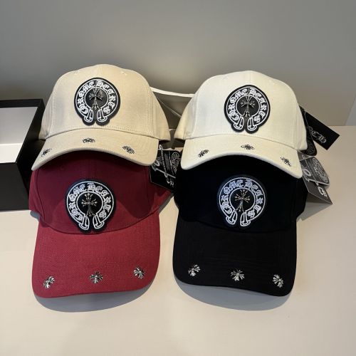 マ*ロ様 クロムハーツ　キャップ クロムハーツ キャップ ベースボール デニム CH クロス ブラック