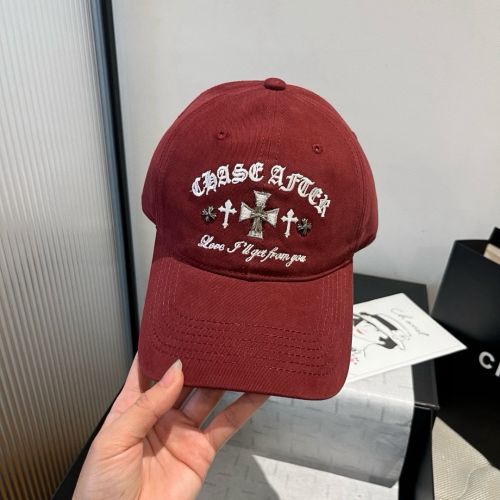 スタイリッシュ 刺繍入り 帽子 クロムハーツ キャップ 偽物 ユニセックス