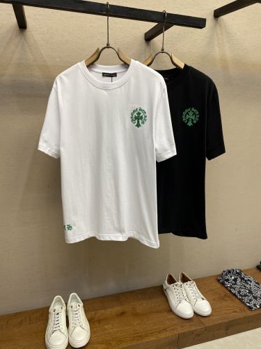 カジュアル ストリート クルーネック クロムハーツ Tシャツ 偽物 半袖Tシャツ