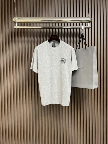 カジュアル プリント クルーネック 半袖Tシャツ クロムハーツ Tシャツ 偽物 コットン