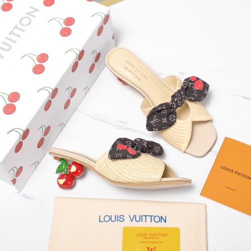 大人気 新作 LV × TM シェリー ミュール ルイ・ヴィトン サンダル スーパーコピー N級品