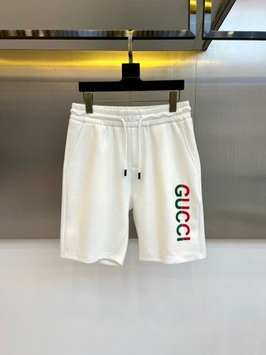 カジュアル ロゴ コットン ショートパンツ グッチ パンツ 偽物 ホワイト