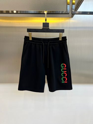 カジュアル ロゴ コットン ショートパンツ グッチ パンツ 偽物 ブラック