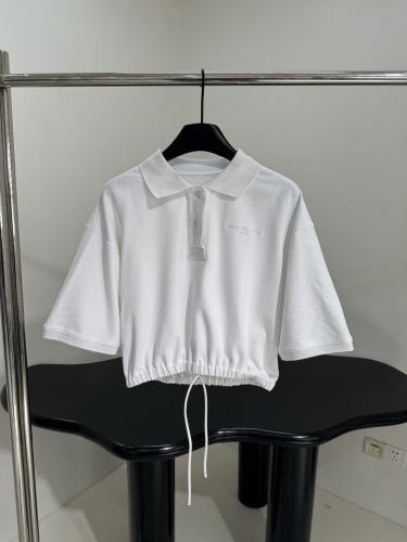 コットンピケ ポロシャツ アレキサンダーワング Tシャツ コピー ホワイト