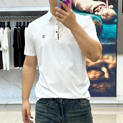 洗練された エルメネジルド・ゼニア Tシャツ 偽物 コットン ポロシャツ ホワイト