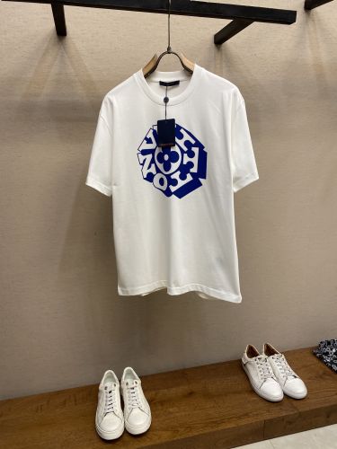 定番 プリントシグネチャー Tシャツ ルイ・ヴィトン スーパーコピー コットン