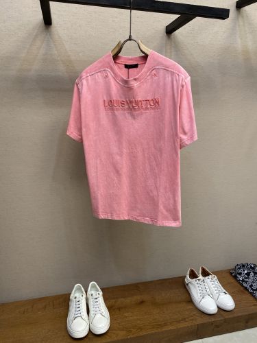 お洒落 ウォッシュドリブTシャツ ルイ・ヴィトン スーパーコピー クルーネック