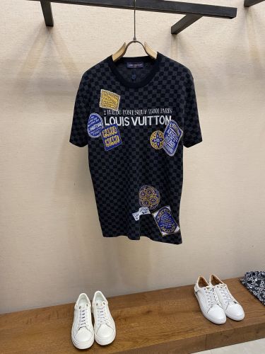 ダミエ ショートスリーブ シグネチャークルーネック ルイ・ヴィトン スーパーコピー
