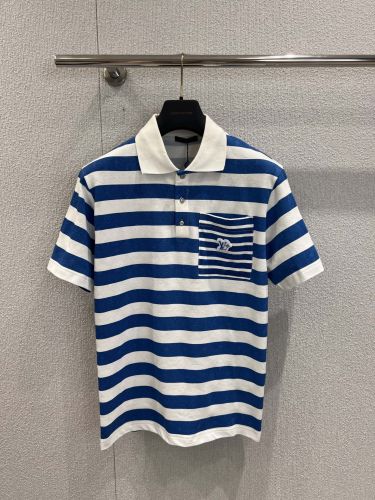 モノグラムストライプポロシャツ ルイ・ヴィトン Tシャツ コピー コットン