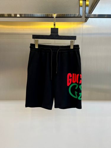 カジュアル 合わせやすい グッチ パンツ 偽物 メンズ ショートパンツ ブラック
