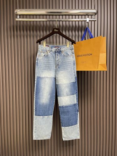 お洒落 パッチワーク デニムパンツ グッチ ジーンズ コピー メンズ