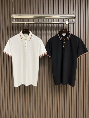 洗練された グッチ Tシャツ 偽物 コットンピケ ポロシャツ 半袖トップス