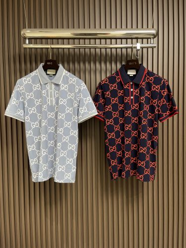 グッチ Tシャツ 偽物 メンズ カジュアル GG ポロシャツ 半袖トップス