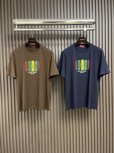おしゃれ ロゴ入り クルーネック 半袖Tシャツ グッチ Tシャツ 偽物 コットン