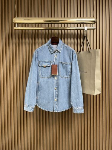 リラックスフィット デニムシャツ グッチ シャツ スーパーコピー 
