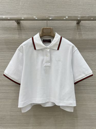 GUCCI 刺繍ポロシャツ ホワイト GUCCI グッチ 白 ポロシャツ 刺繍
