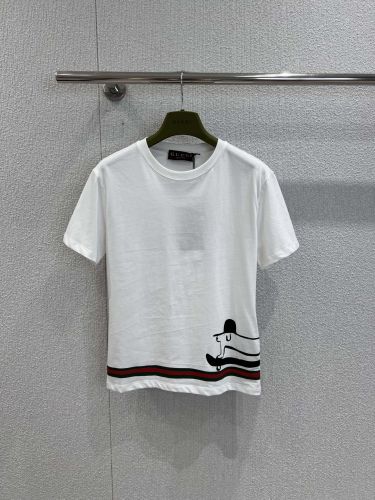 【レア】グッチ　GGマーク半袖Tシャツ バタフライ ユリ プリント 白 S レア】グッチ GGマーク半袖Tシャツ バタフライ ユリ プリント 白