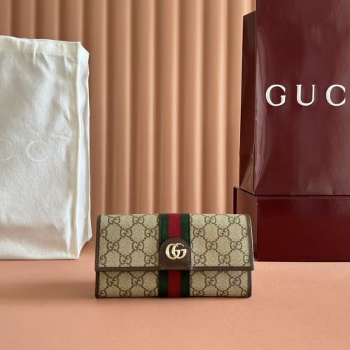 人気 グッチ オフィディア コンチネンタルウォレットスーパーコピー 長財布