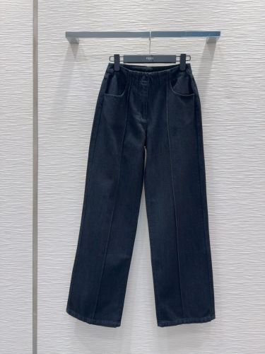 カジュアル お洒落 合わせやすい デニムパンツ フェンディ ジーンズ コピー レディース
