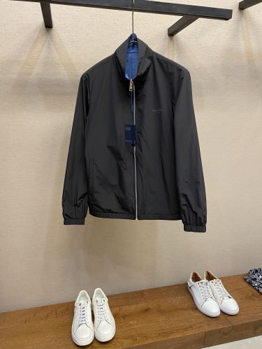 シンプル 上品 リバーシブル ブルゾン プラダ ジャケット 偽物 アウター