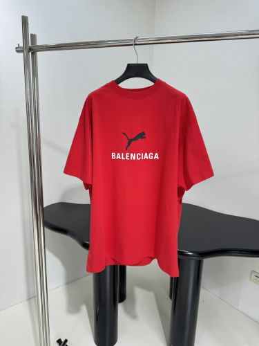 BALENCIAGA×Puma オーバーサイズTシャツ スーパーコピー レッド
