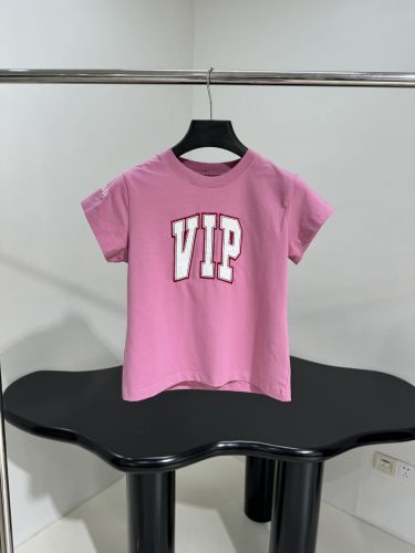 カジュアル フェンミン コンパクト 半袖Tシャツ バレンシアガ Tシャツ コピー ピンク