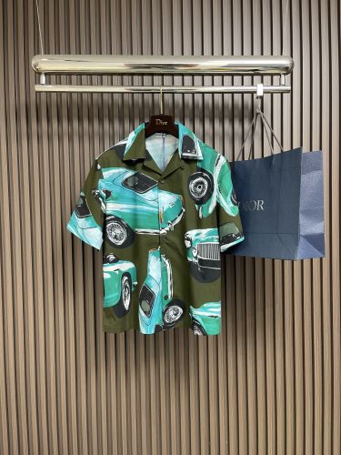 リラックスフィット カー コットンポプリンシャツ バーバリー シャツ 偽物