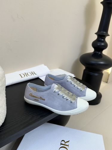 Dioriviera Dior Lucky スニーカー ディオール スーパーコピー サテン グレー