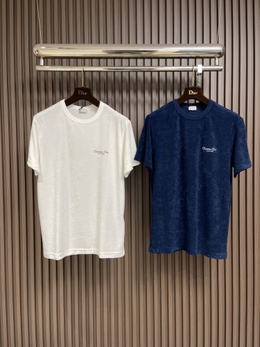 クリスチャン・ディオール Tシャツ 偽物 洗練された クルーネック 半袖Tシャツ コットン