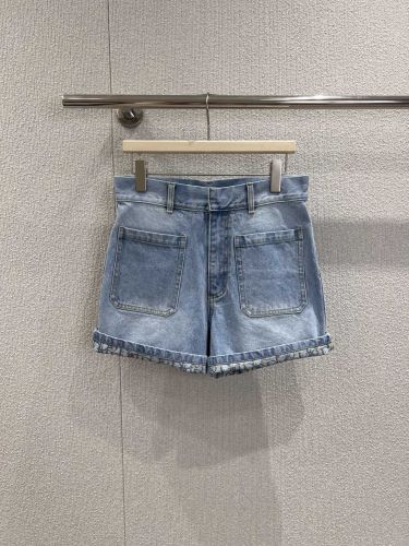 クリスチャン・ディオール パンツ コピー レディース Dioriviera デニム ショートパンツ 
