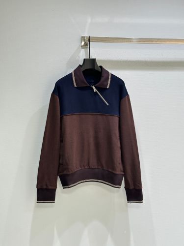 お洒落 カジュアル ジッパー スウェットシャツ ミュウミュウ Tシャツ コピー