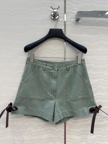 ワークウェア デニムショートパンツ ロエベ パンツ コピー レディース