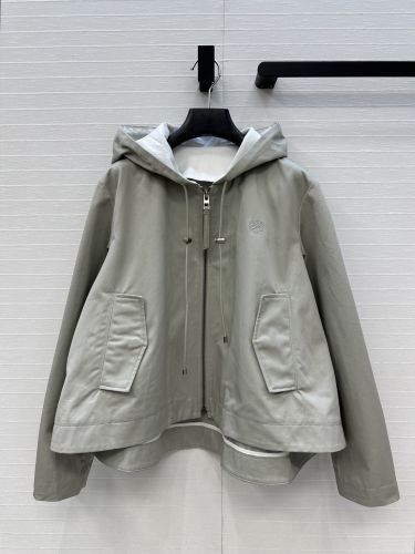 カジュアル フーデッドジャケット ロエベ ジャケット コピー アナグラム