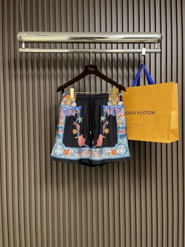 カジュアル ショートパンツ コーラル シアター ヴェルサーチェ パンツ 偽物 ブラック